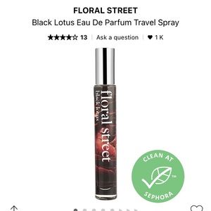 Floral street - black lotus perfume (travel size)